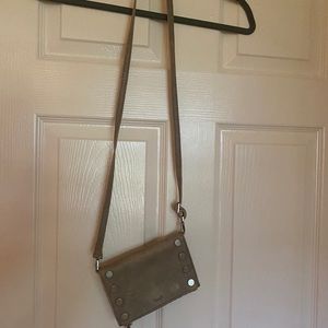 Hammit purse. Pretty small in size, can fit phone and wallet